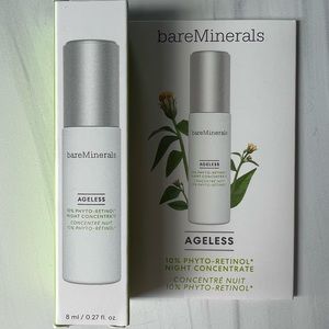 NEW! 💚 Bare Minerals Ageless 10% Phyto-Retinol Night Concentrate -clean retinol